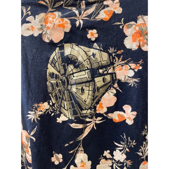 Star Wars Mad Engine Mens Size XL T Shirt‎ Floral Blue - Picture 3 of 7